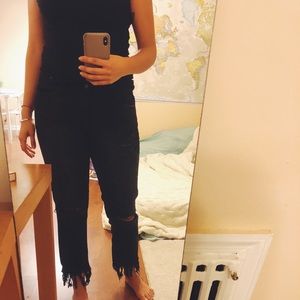 ✨Zara Distressed Jeans